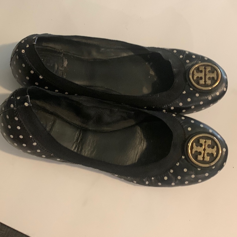 Tory Burch Polka Dot Flats Size 10